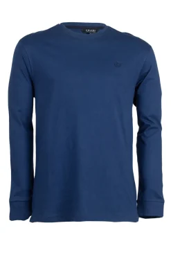 T-shirt manica lunga con logo ricamato