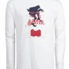 T-shirt manica lunga con stampa natalizia
