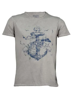 T-Shirt puro cotone taglio al vivo Left