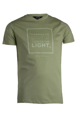 T-Shirt uomo con stampa a rilievo