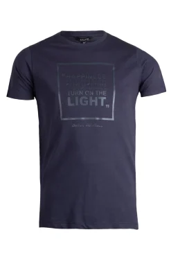 T-Shirt uomo con stampa a rilievo