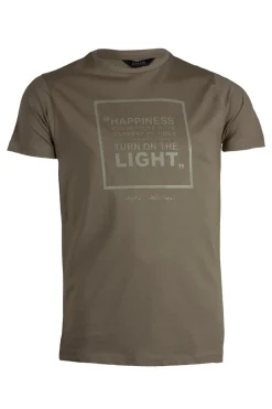 T-Shirt uomo con stampa a rilievo