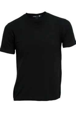 T-shirt uomo girocollo tinta unita in cotone elasticizzato
