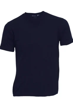 T-shirt uomo girocollo tinta unita in cotone elasticizzato