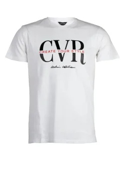 T-shirt uomo in cotone con maxi stampa a rilievo