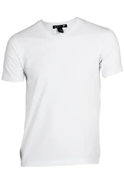 T-shirt uomo tinta scollo a V unita